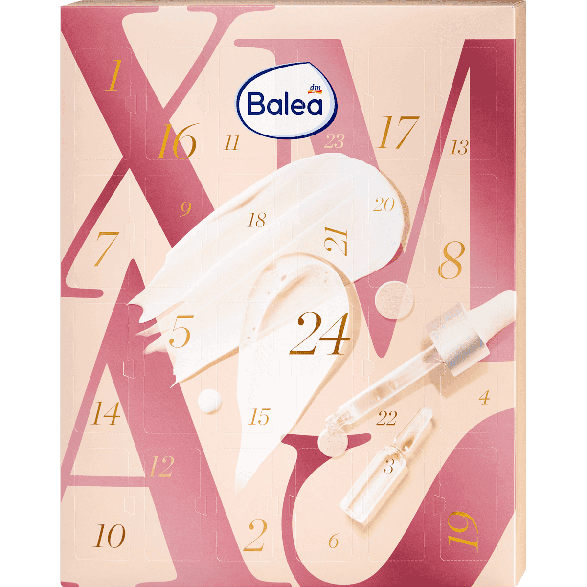 Balea Calendrier de l'avent 2026 XMAS Face Beauty Collection, 1 pièce — produit allemand authentique au Maroc