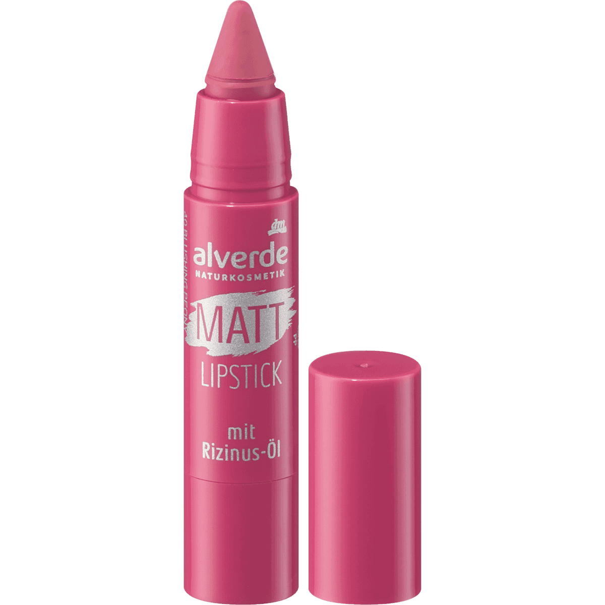 alverde NATURKOSMETIK Rouge à lèvres mat 40 Blushing Peony 3 g — منتج ألماني أصلي في المغرب