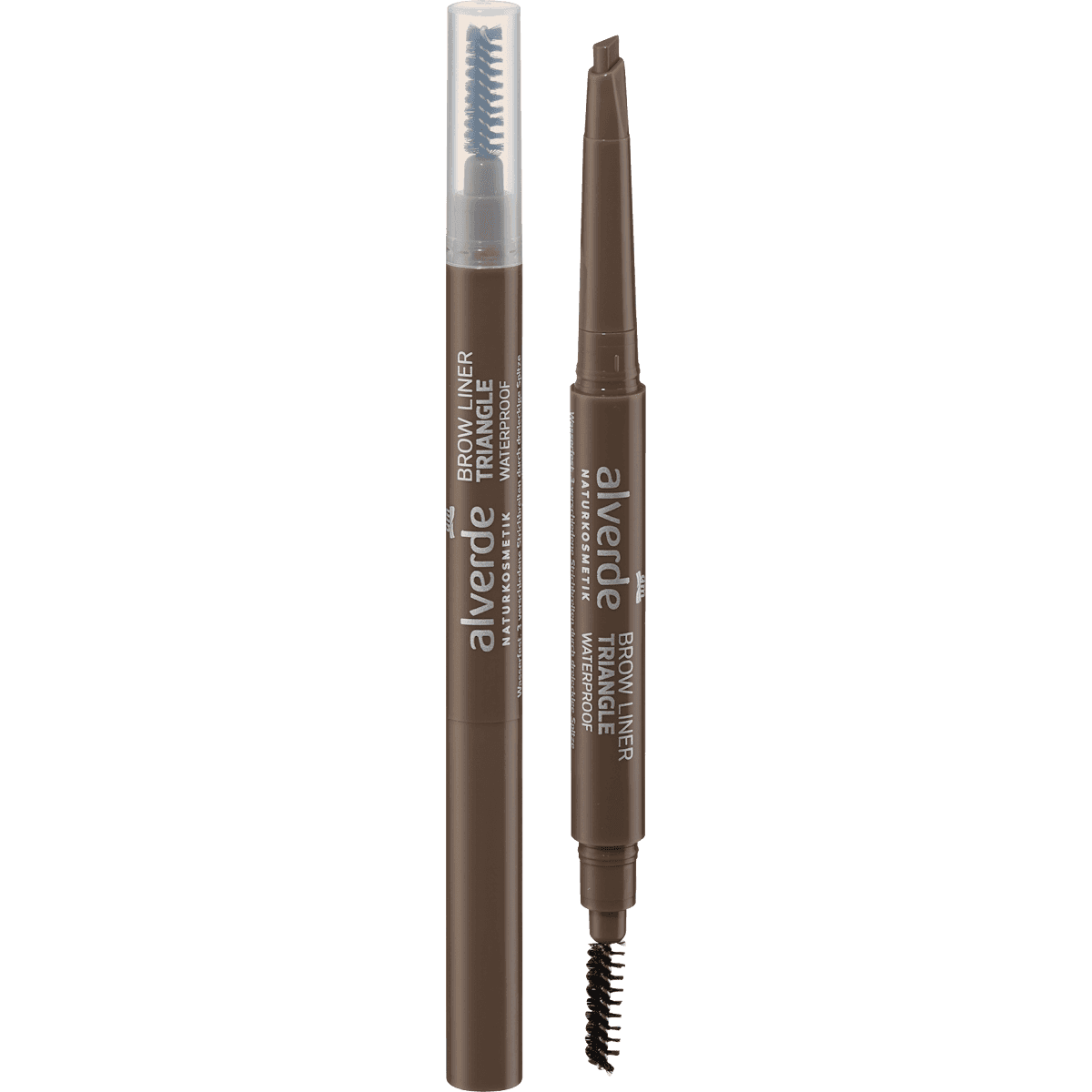 alverde NATURKOSMETIK Crayon à sourcils Triangle Brow Line 07 Moka, 0,28 g — produit allemand authentique au Maroc