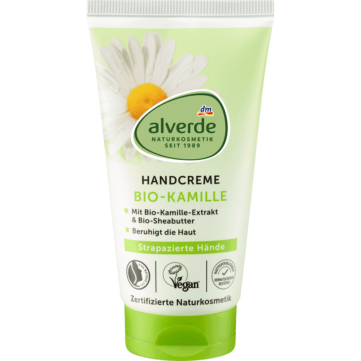 alverde NATURKOSMETIK Crème mains camomille & beurre de karité 75 ml — منتج ألماني أصلي في المغرب