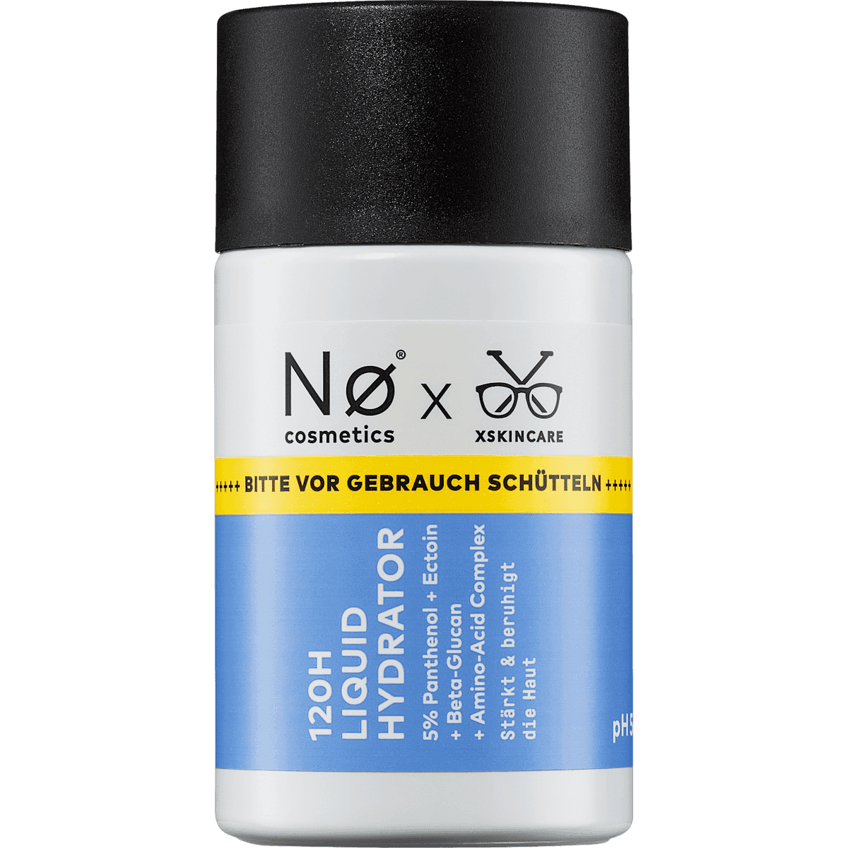 NØ cosmetics Lotion visage 120h Liquid Hydrator, format voyage, 50 ml — authentic German product in Morocco
