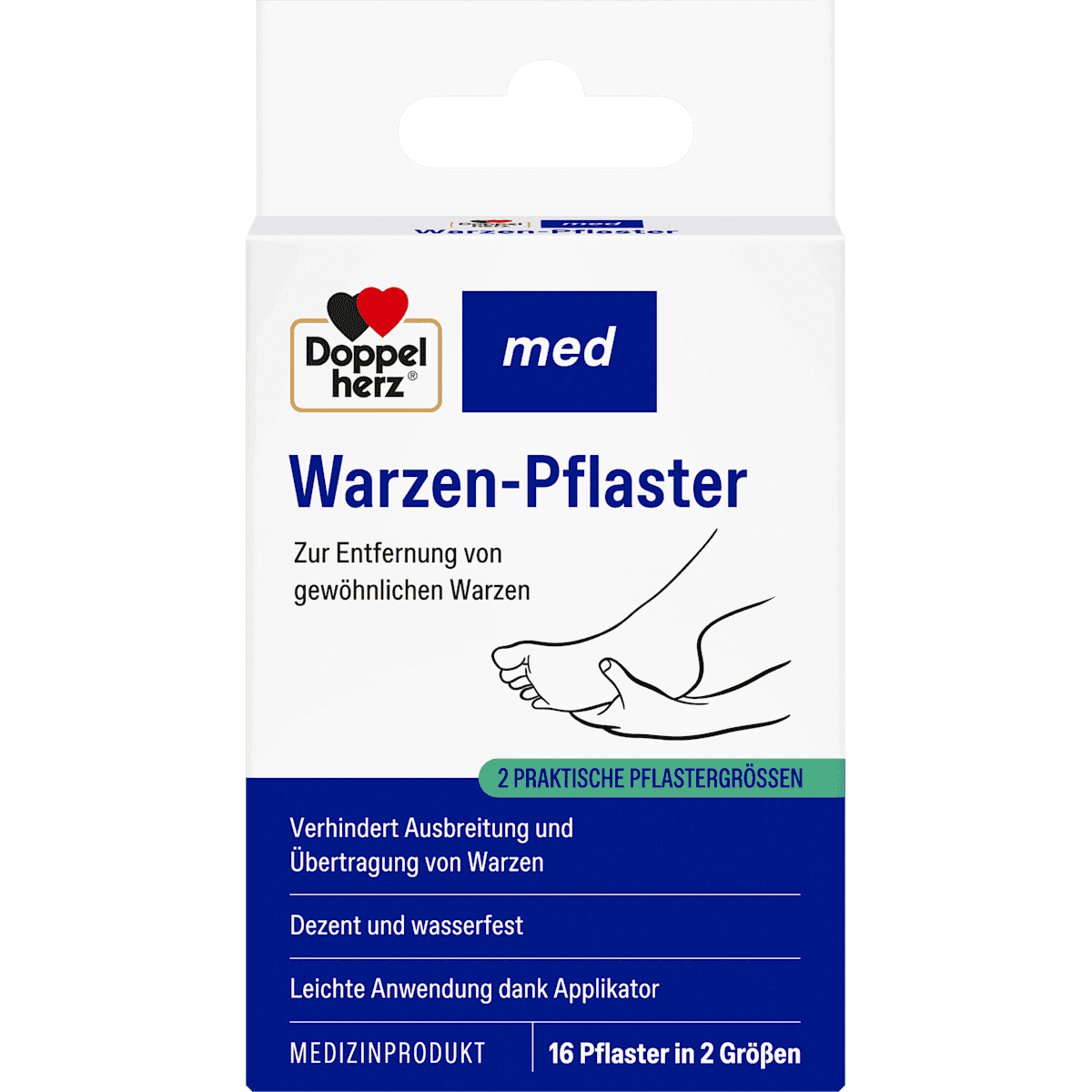 Doppelherz med Warzen anti Pansements, 16 pièces — produit allemand authentique au Maroc