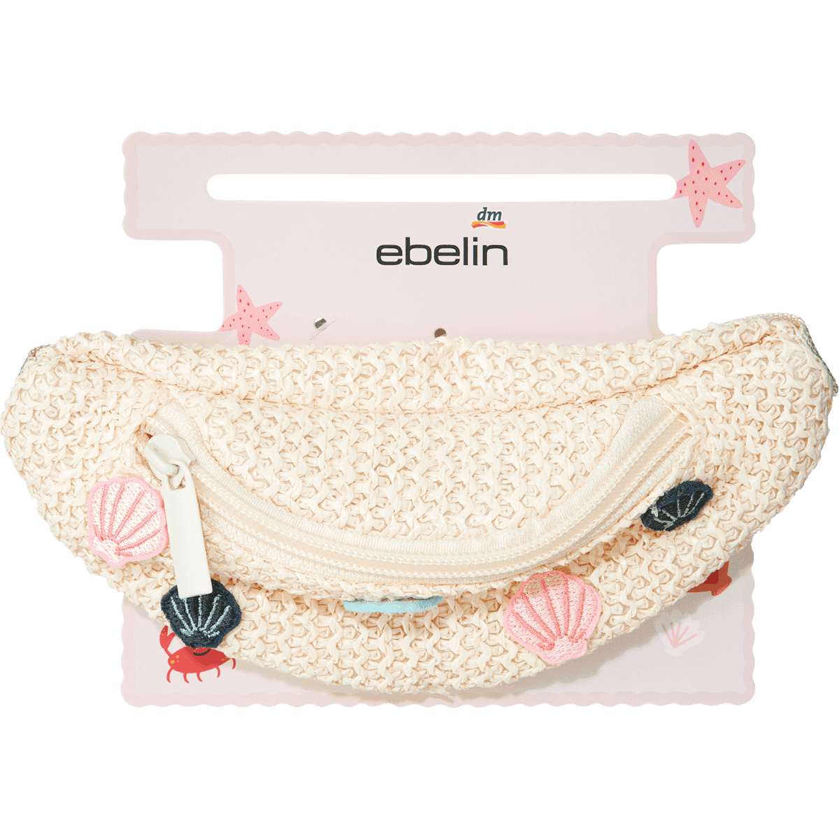 ebelin Banane en raphia avec coquillages, 1 pièce — produit allemand authentique au Maroc