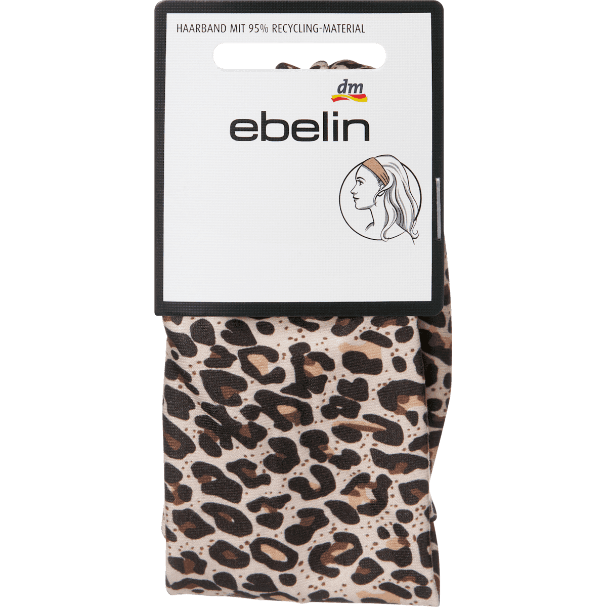 ebelin Headband hair motif leopard, 1 pc — authentic German product in Morocco