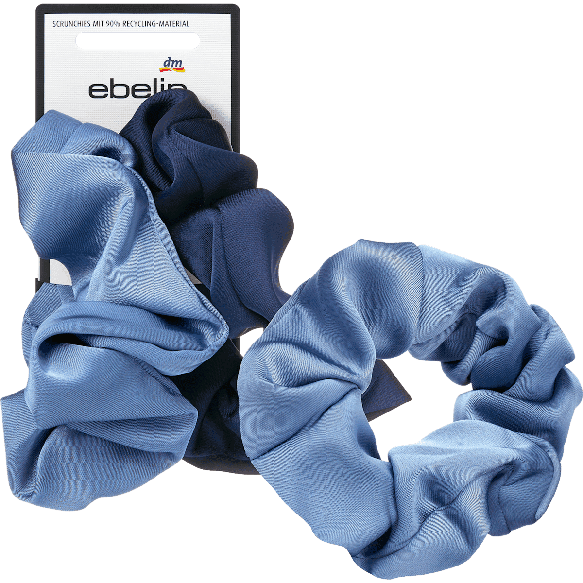 ebelin Chouchous aspect satin, bleu, 2 pièces — produit allemand authentique au Maroc