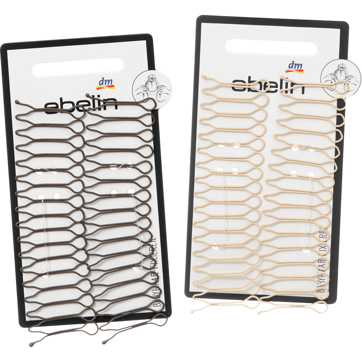 ebelin peignes maxi brun/blond 2 pièces — produit allemand authentique au Maroc