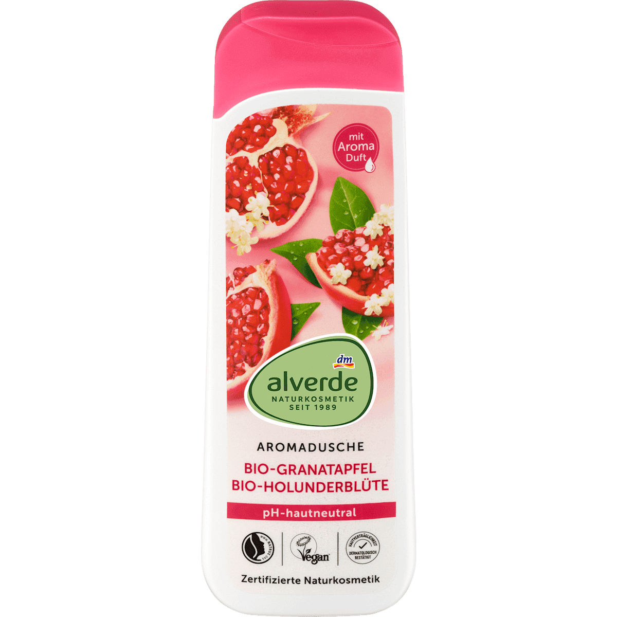 alverde NATURKOSMETIK Gel douche grenade fleur de sureau, 250 ml — منتج ألماني أصلي في المغرب