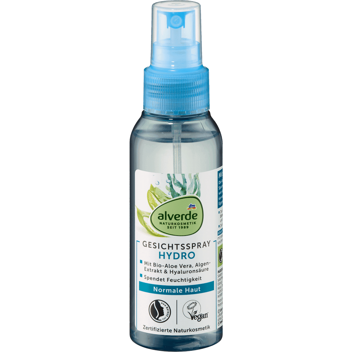 alverde NATURKOSMETIK Spray visage Hydro 100 ml — produit allemand authentique au Maroc