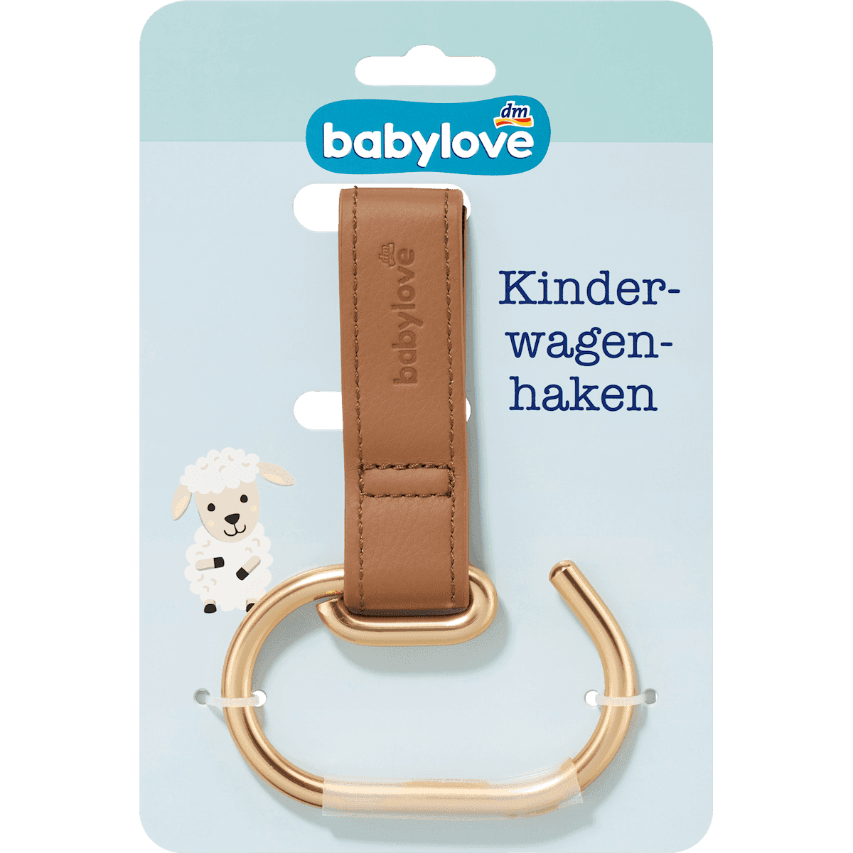 babylove Crochets pour Poussette Marron-Doré 1 pièce — produit allemand authentique au Maroc