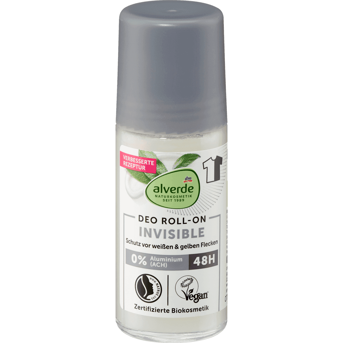 alverde NATURKOSMETIK Déodorant roll-on Invisible 50 ml — منتج ألماني أصلي في المغرب