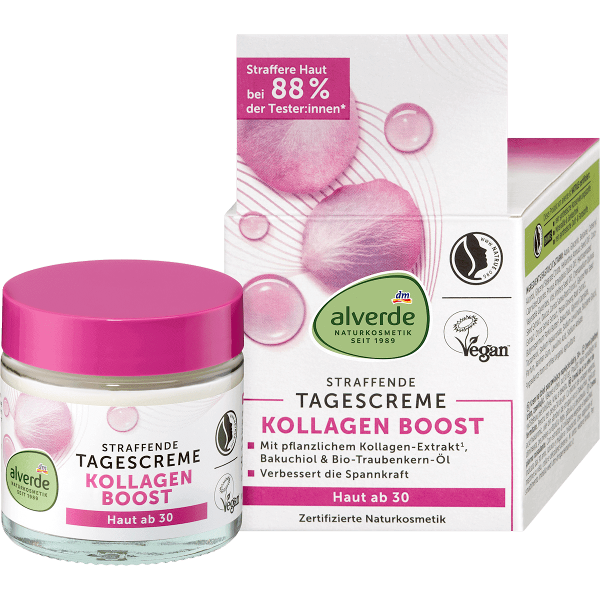 alverde NATURKOSMETIK Crème visage Collagène Boost 50 ml — منتج ألماني أصلي في المغرب