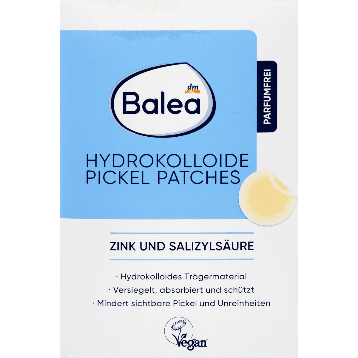 Balea Anti-Pickel Patches Hydrokolloid, 24 pièces — produit allemand authentique au Maroc