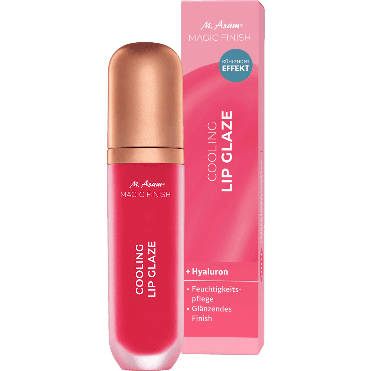 M. Asam Gloss Glaze Cooling Icy Pink, 8,5 ml — produit allemand authentique au Maroc