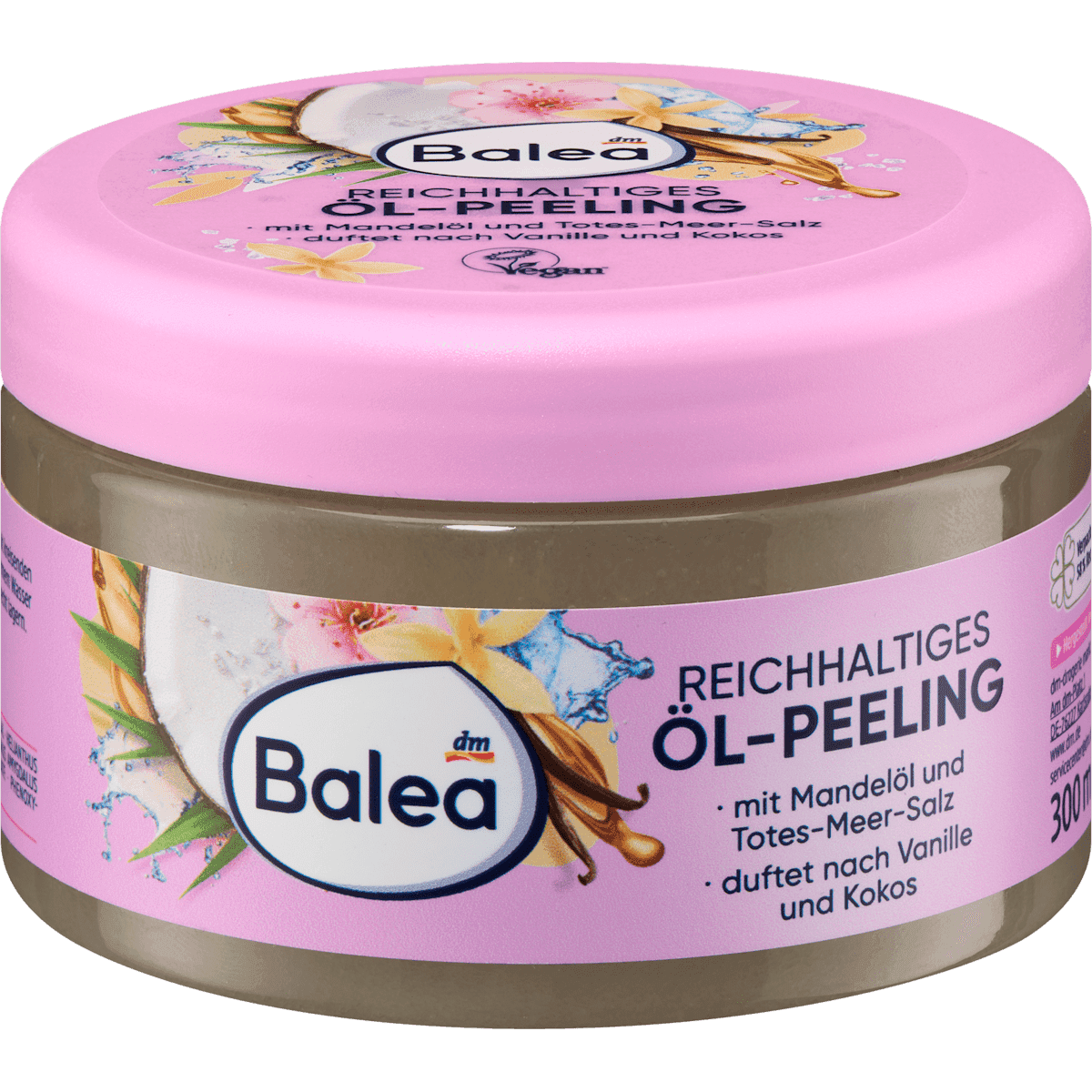 Balea Gommage corporel riche, 300 ml — produit allemand authentique au Maroc