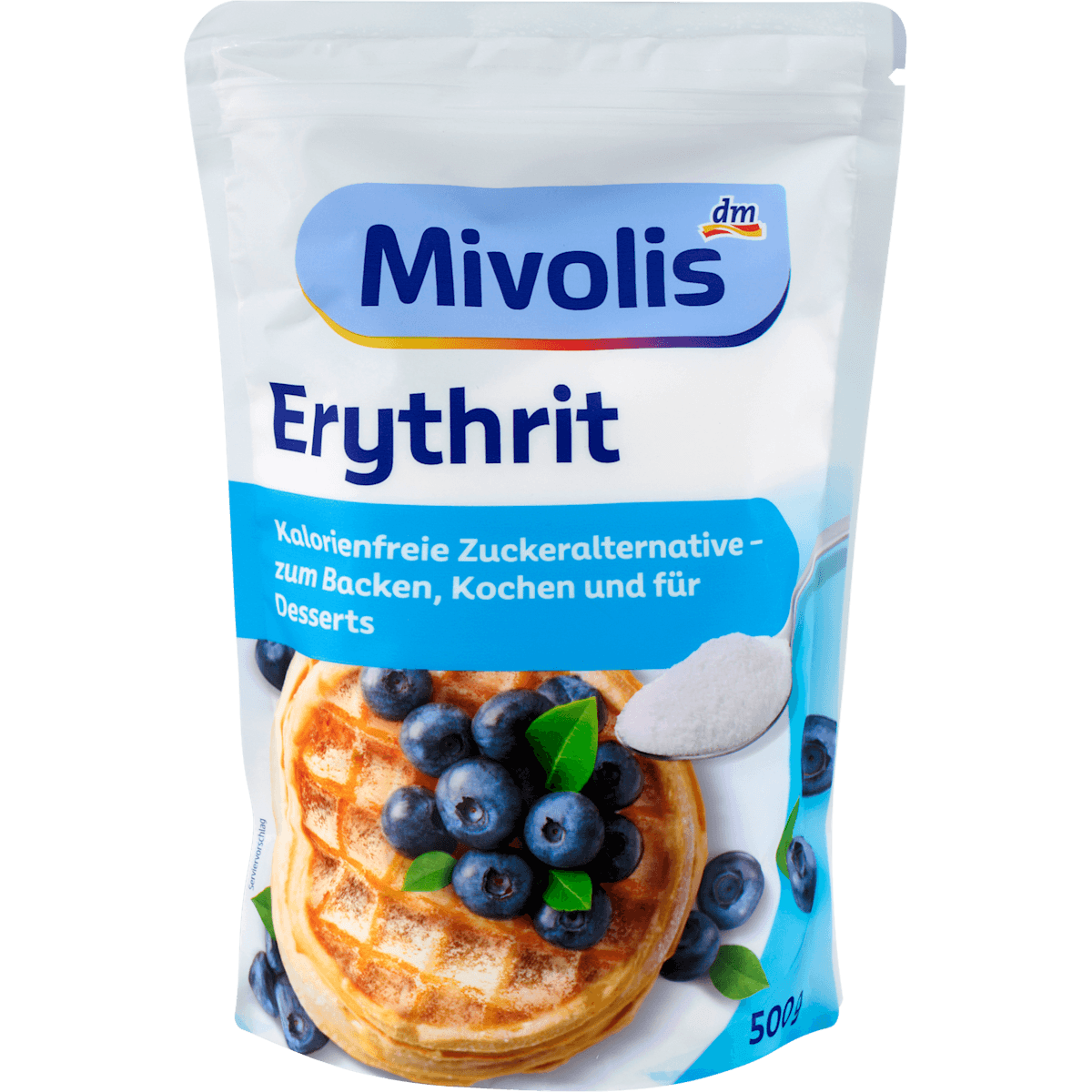 Mivolis Érythritol, 500 g — produit allemand authentique au Maroc