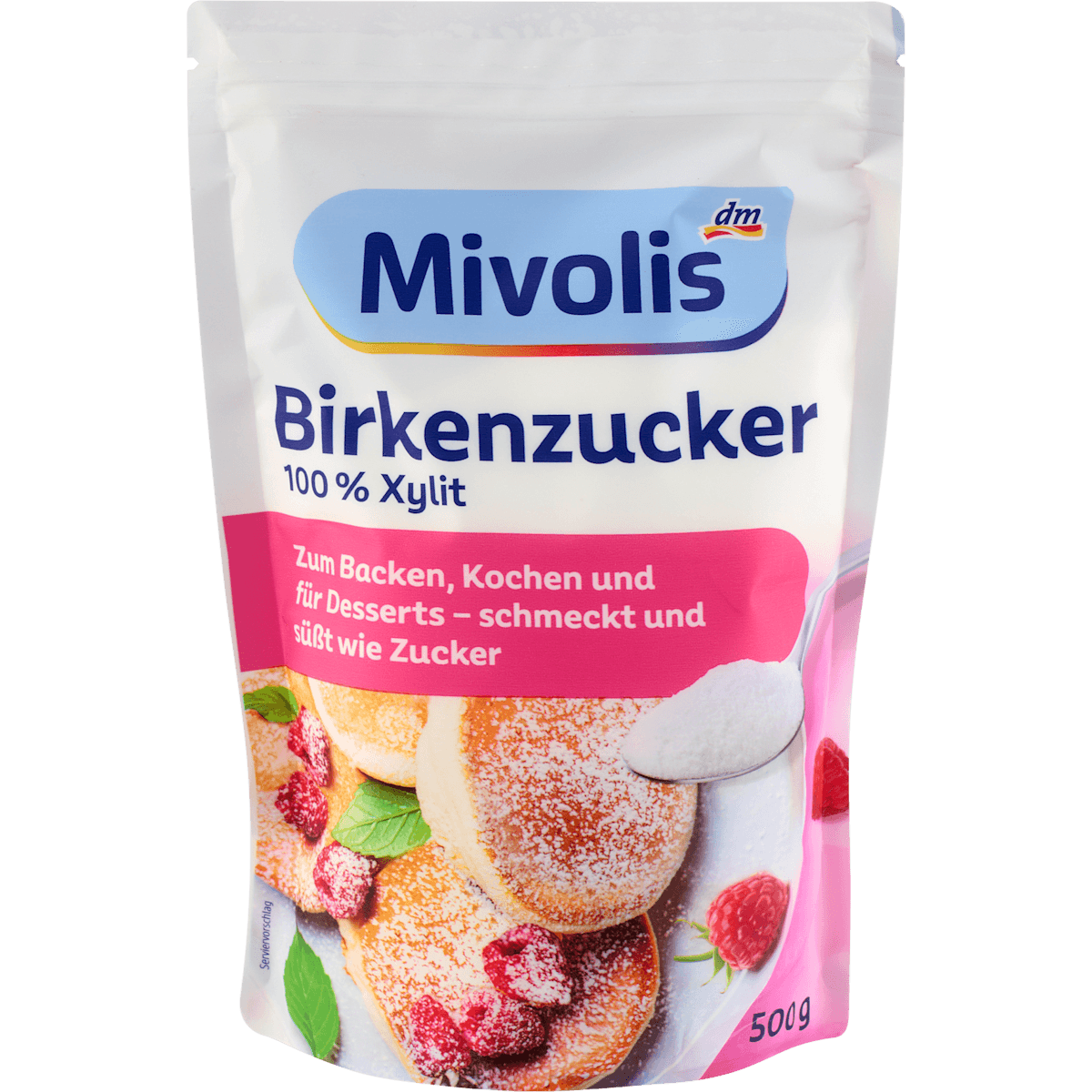 Mivolis Birkenzucker, 500 g — produit allemand authentique au Maroc