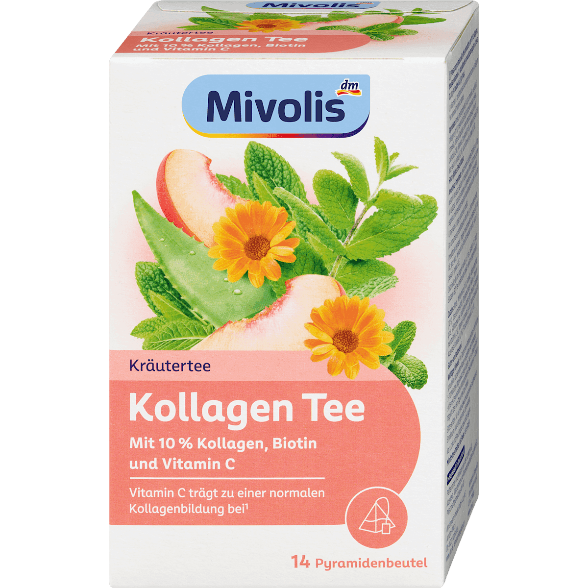 Mivolis Tisane, Collagène thé (14 sachets), 28 g — produit allemand authentique au Maroc