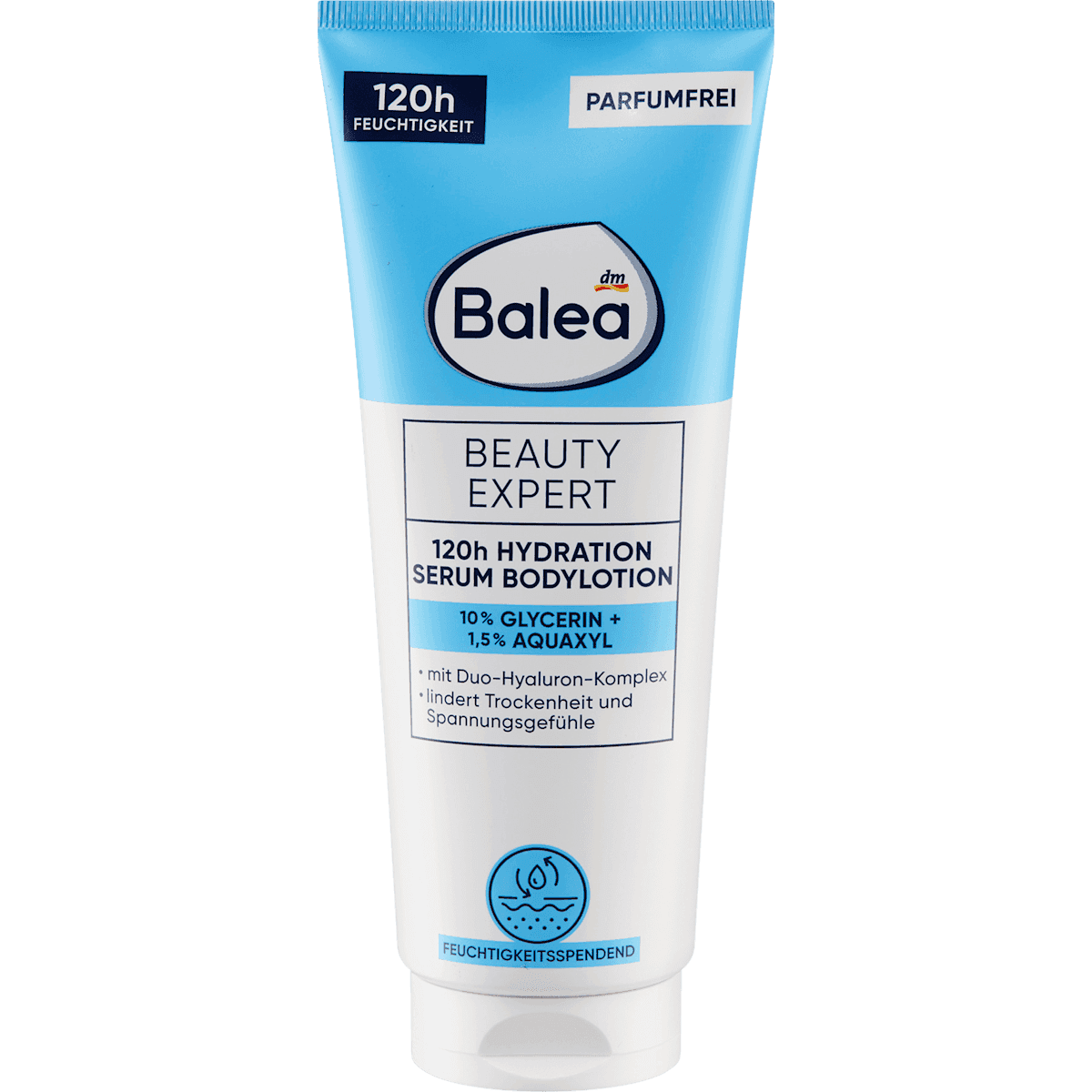Balea Lait corps Beauty Expert Hydration 200 ml — produit allemand authentique au Maroc
