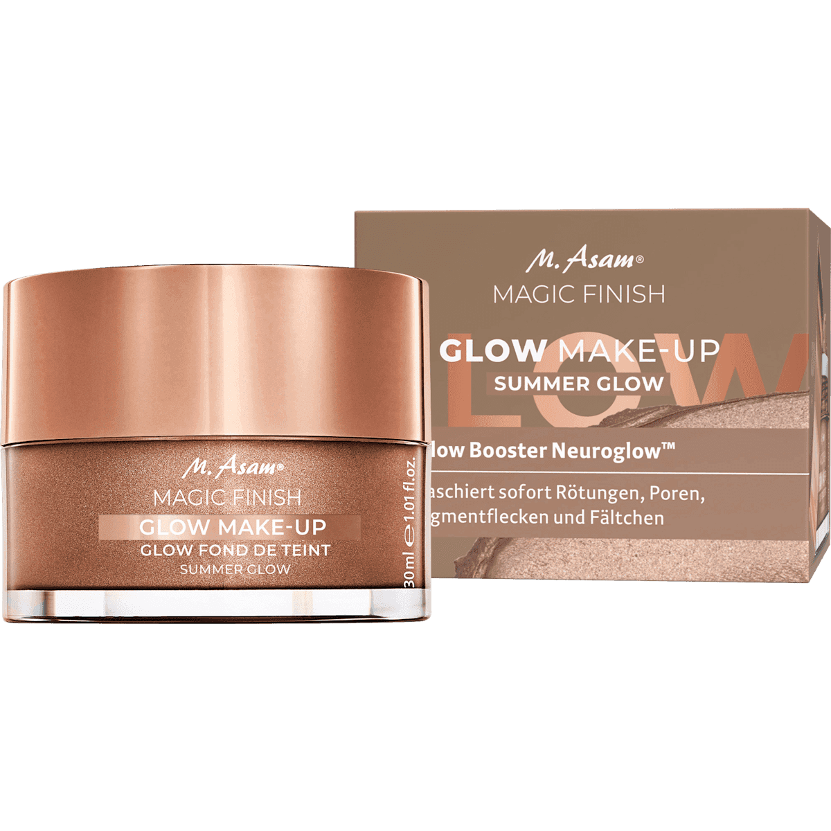 M. Asam Foundation Glow Make-Up Summer Glow, 30 ml — منتج ألماني أصلي في المغرب