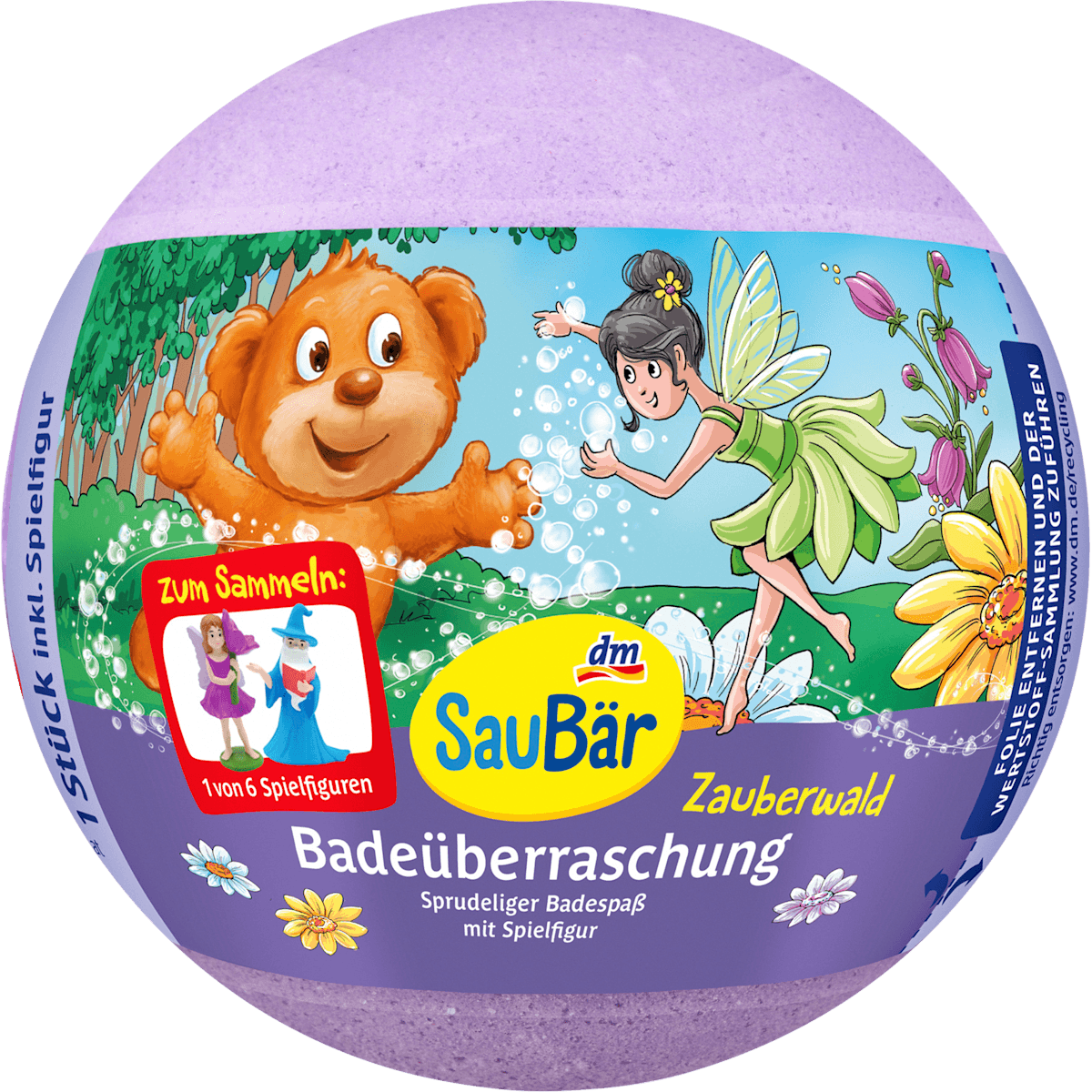 SauBär additif de bain enfant surprise forêt magique, 1 pièce — منتج ألماني أصلي في المغرب