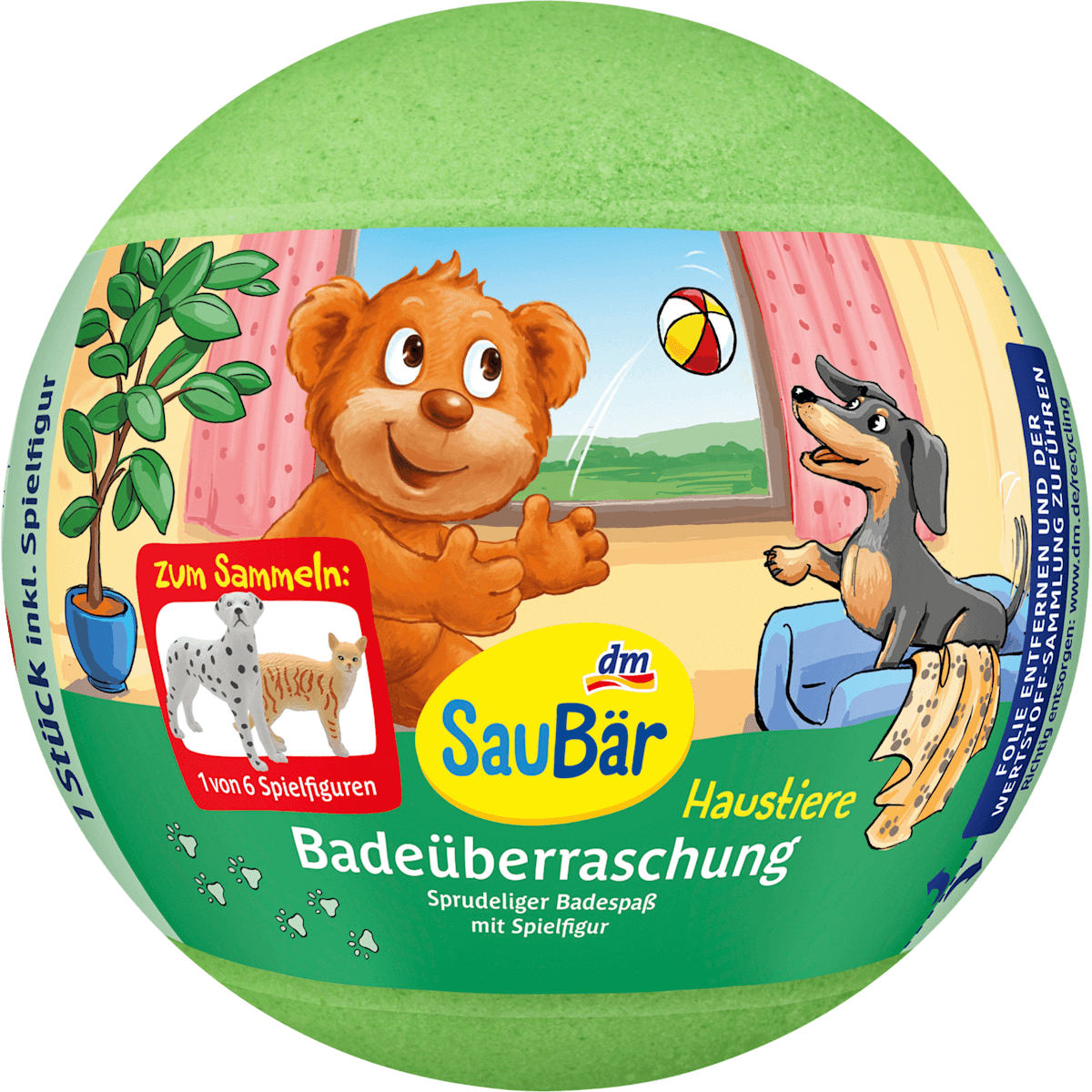 SauBär surprise de bain enfant animaux 1 pièce — produit allemand authentique au Maroc
