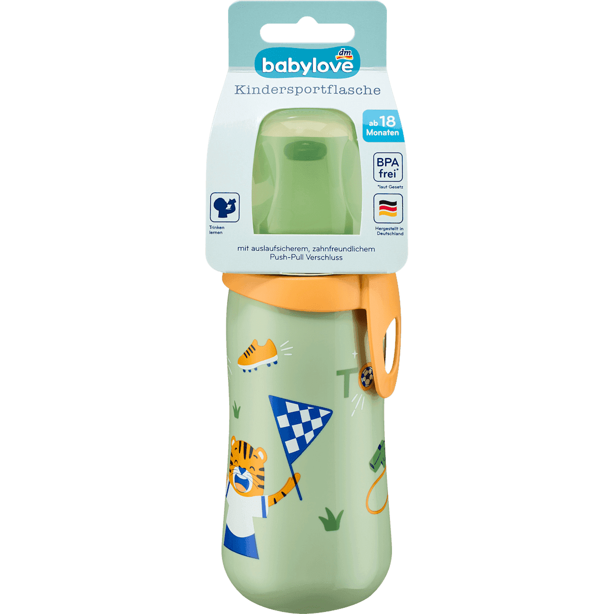 babylove Gourde Enfant vert, 330 ml, 1 pièce — produit allemand authentique au Maroc