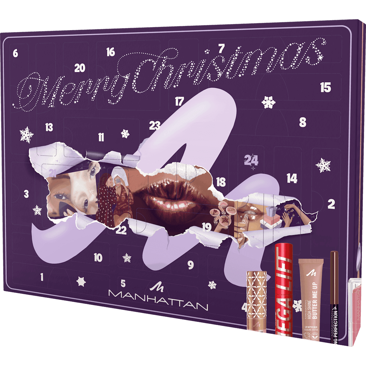 MANHATTAN Cosmetics Calendrier de l'avent 2026 Merry Christmas, 1 pièce — produit allemand authentique au Maroc