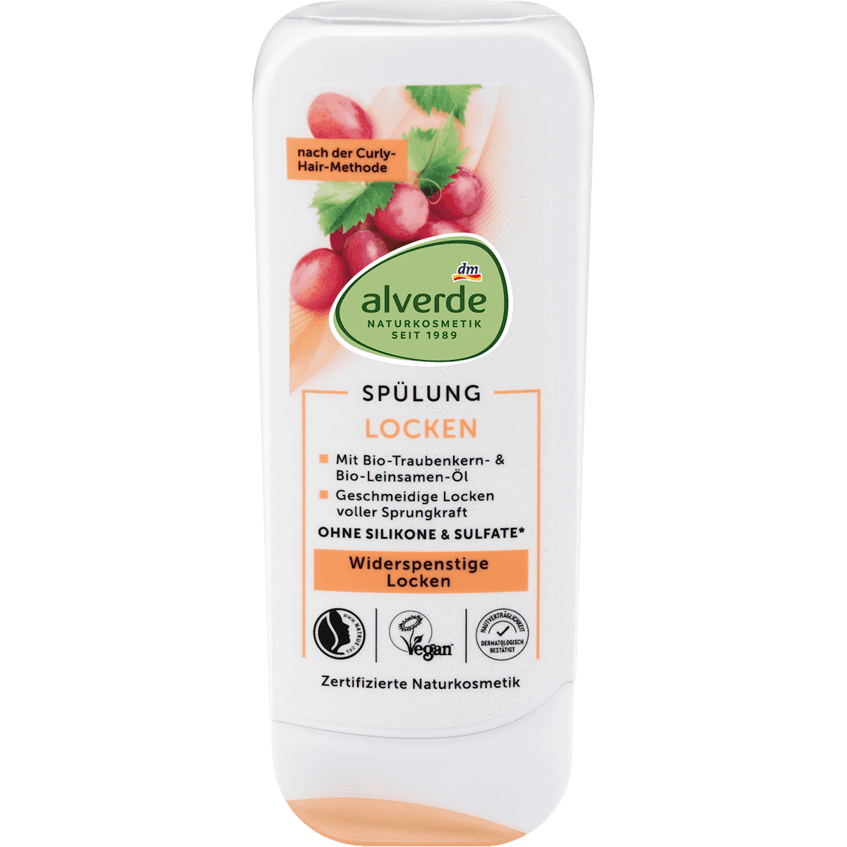 alverde NATURKOSMETIK conditioner curls 200 ml — authentic German product in Morocco