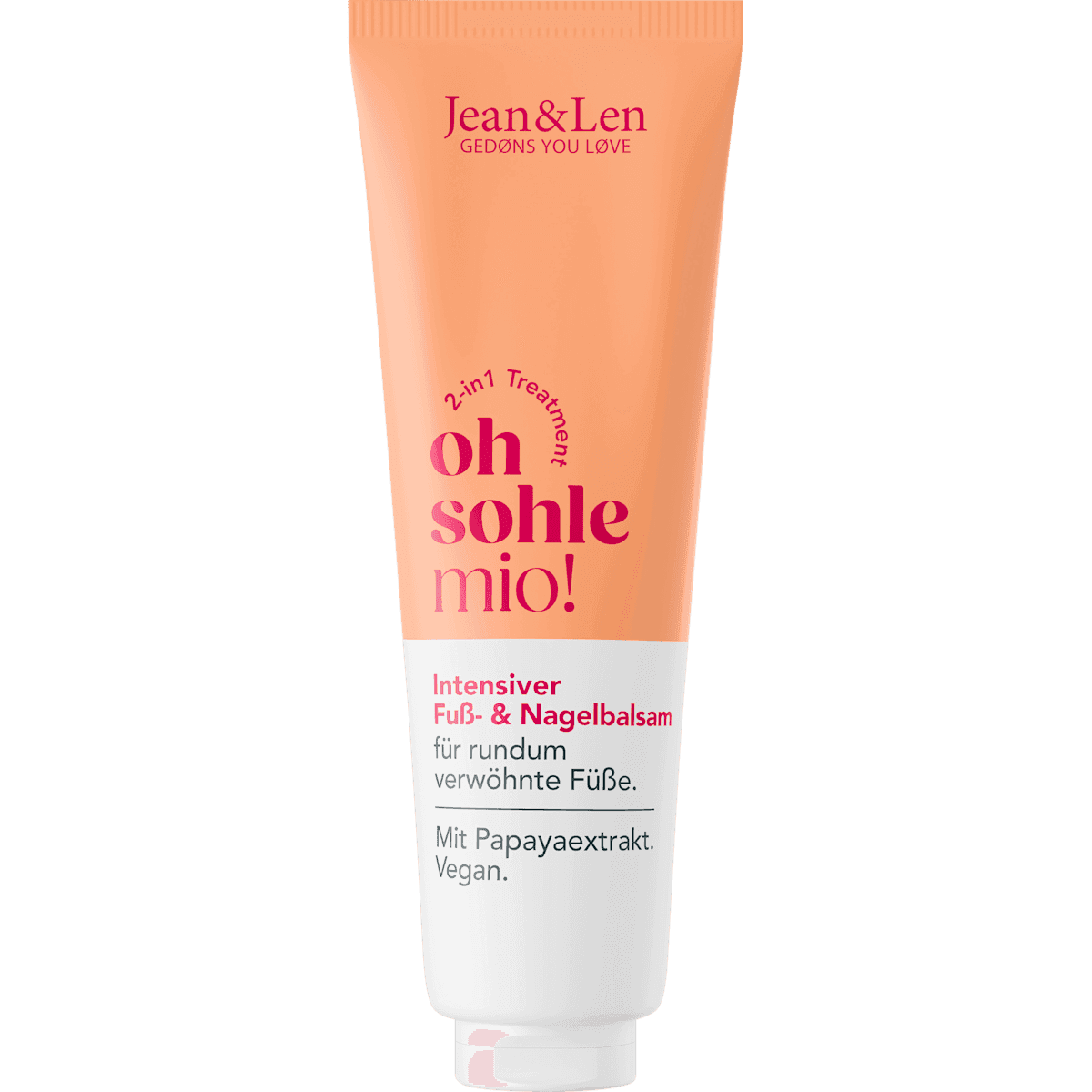 Jean&Len Baume pieds & ongles intensiv 2in1 Treatment, 100 ml — produit allemand authentique au Maroc