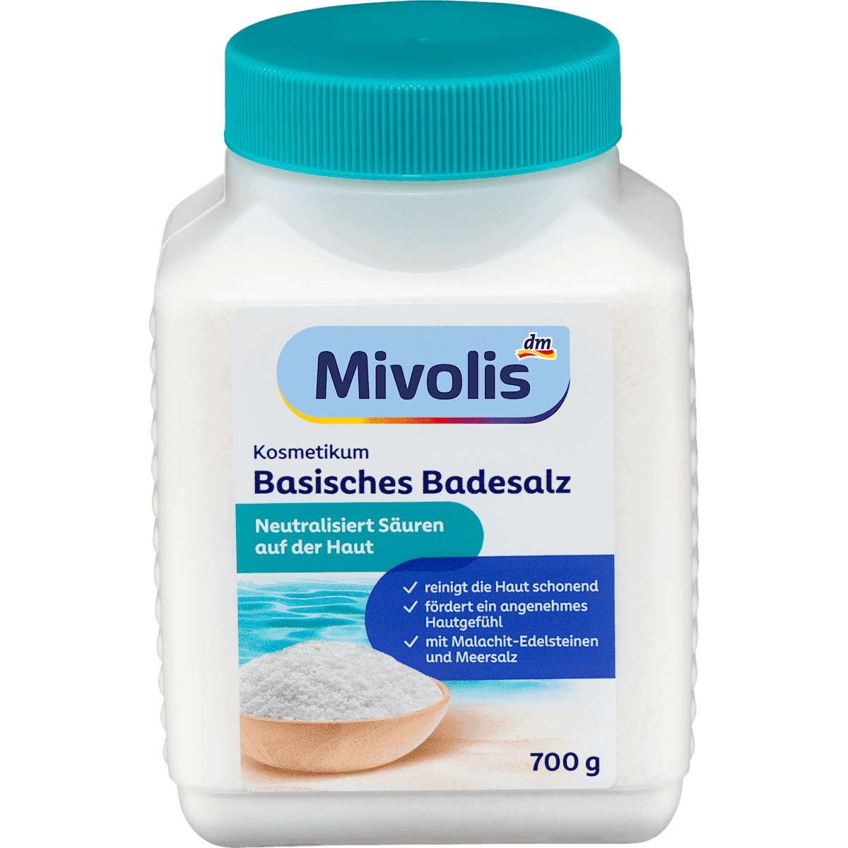 Mivolis alcalin Sel de bain, 700 g — produit allemand authentique au Maroc