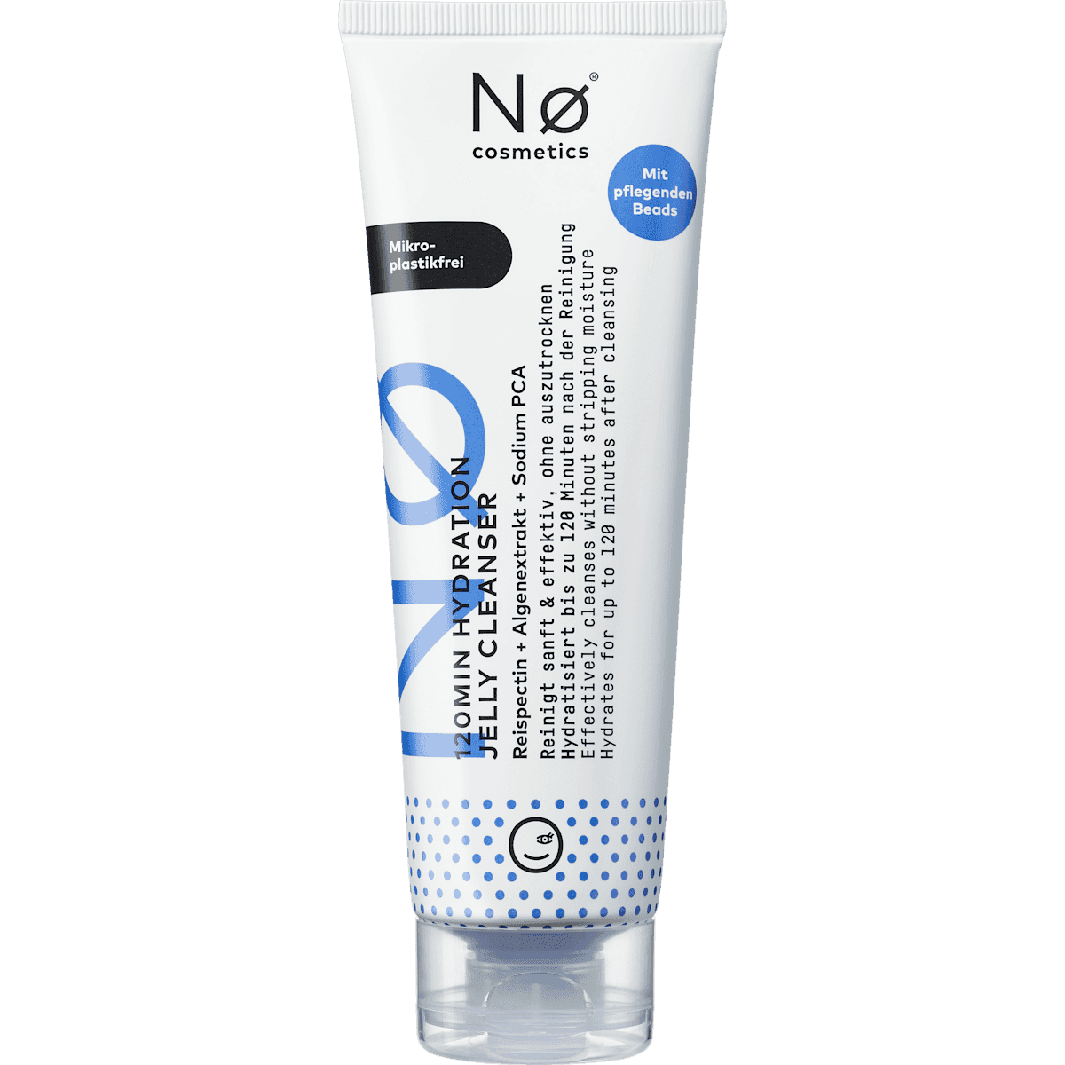 NØ cosmetics Gel nettoyant Hydration Jelly Cleanser, 125 ml — produit allemand authentique au Maroc