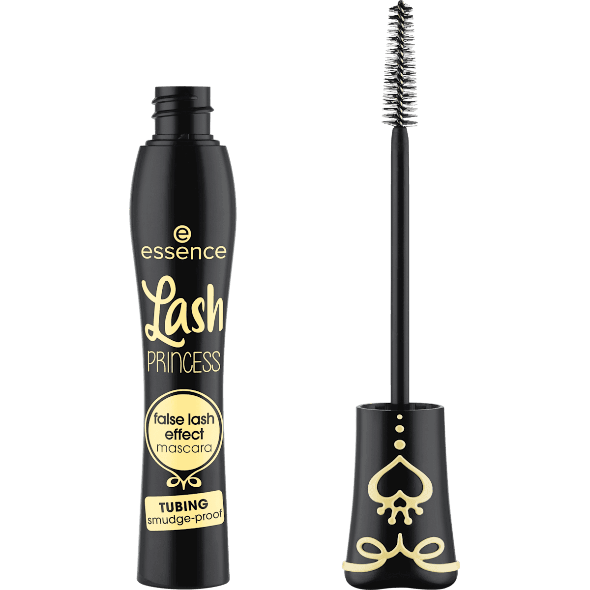 essence Mascara Lash Princess False Lash Effect Tubing Smudge-Proof 01 Black, 12 ml — authentic German product in Morocco