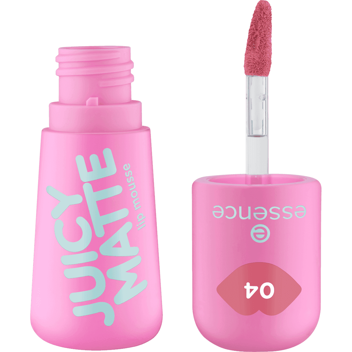 essence Mousse lèvres Juicy Matte 04 Dreamy Blossoms, 2,7 ml — produit allemand authentique au Maroc