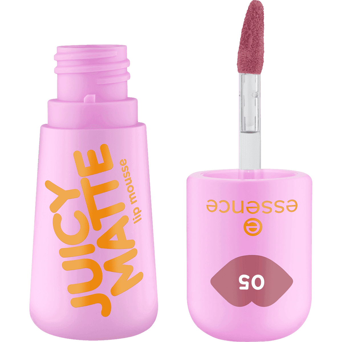 essence Mousse lèvres Juicy Matte 05 Gauzy Latte, 2,7 ml — produit allemand authentique au Maroc