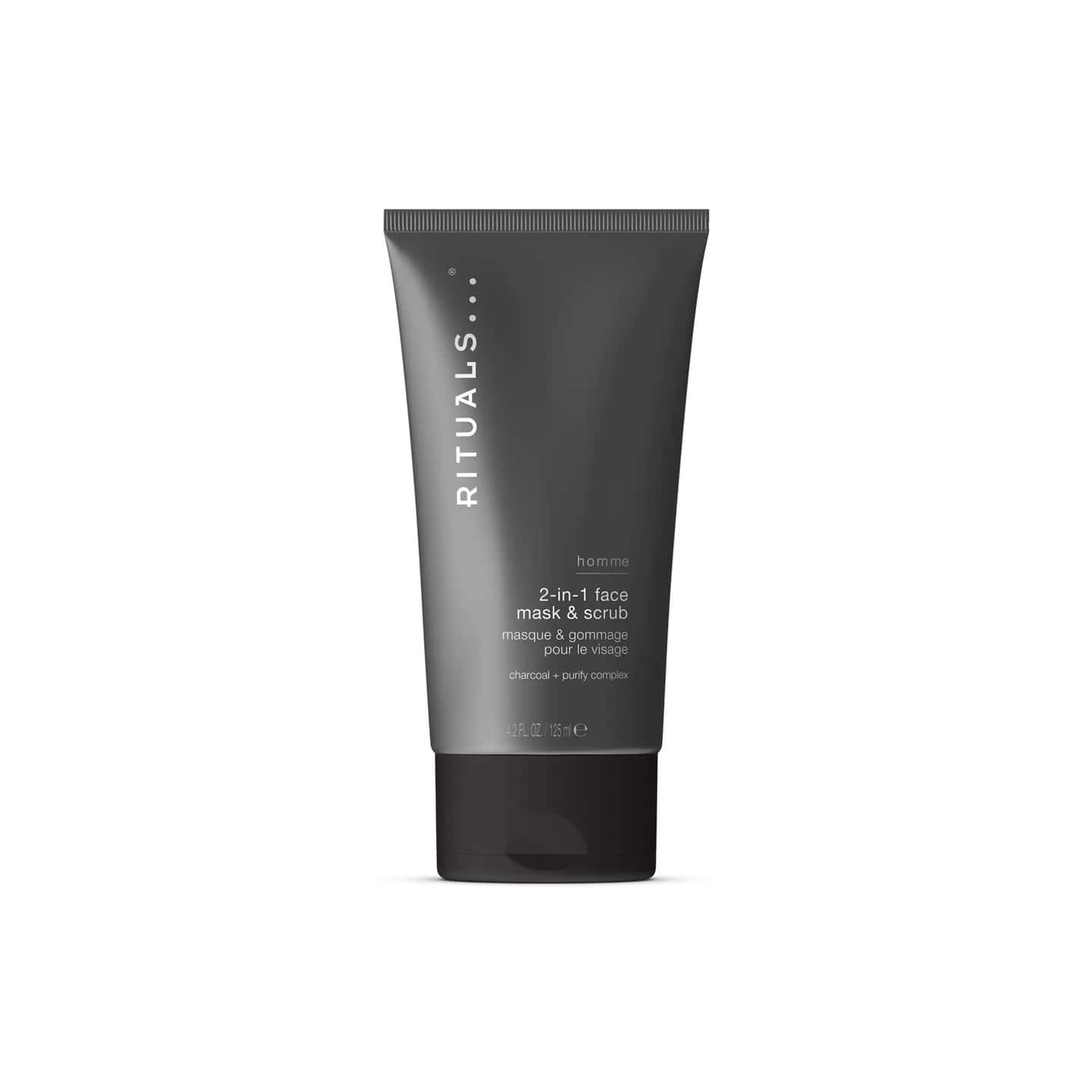 Rituals Homme Face Mask & Scrub 125 ml — produit allemand authentique au Maroc