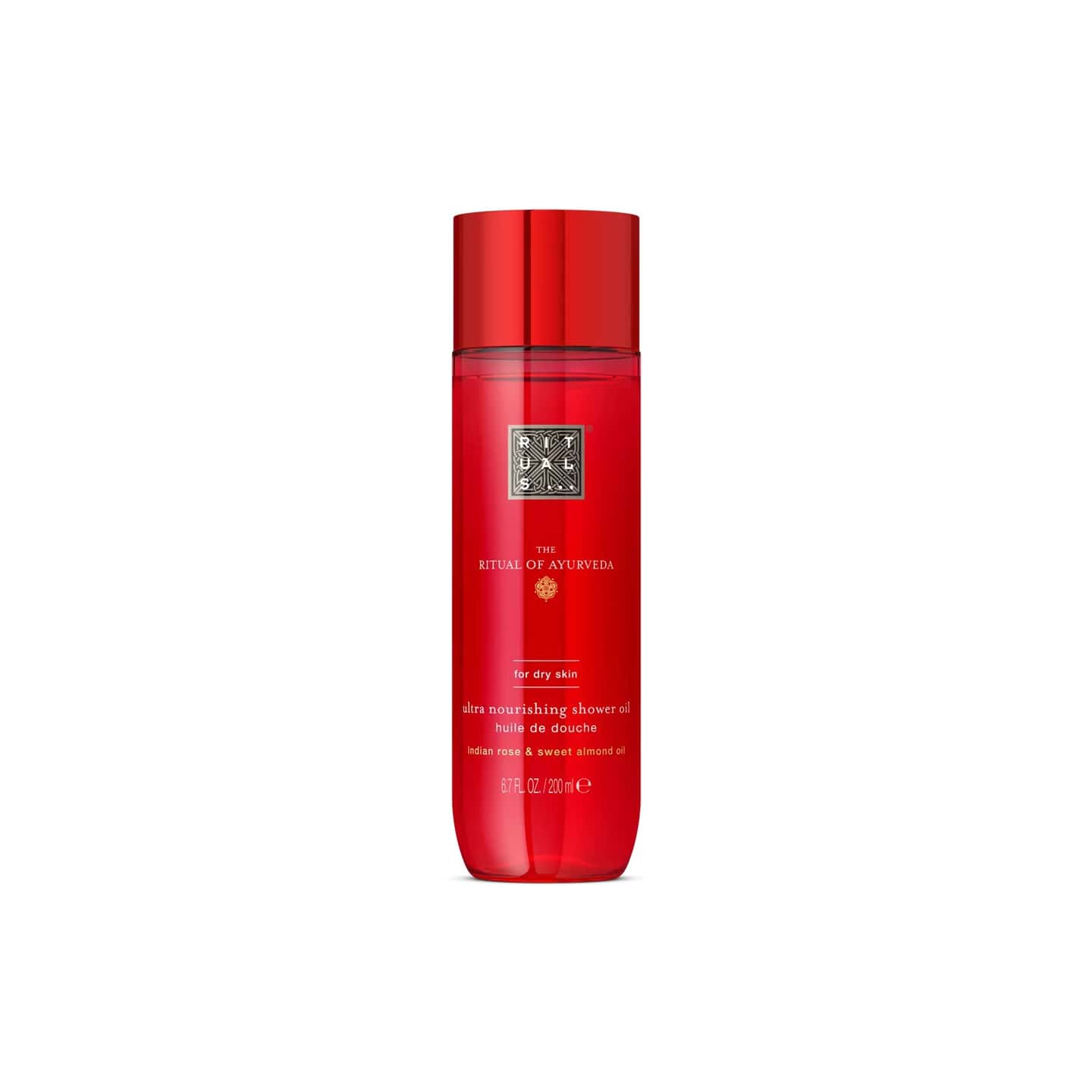 Rituals The Ritual of Ayurveda Shower Oil 200 ml — produit allemand authentique au Maroc