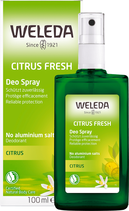 Weleda Deo Zerstäuber Citrus, 100 ml — produit allemand authentique au Maroc