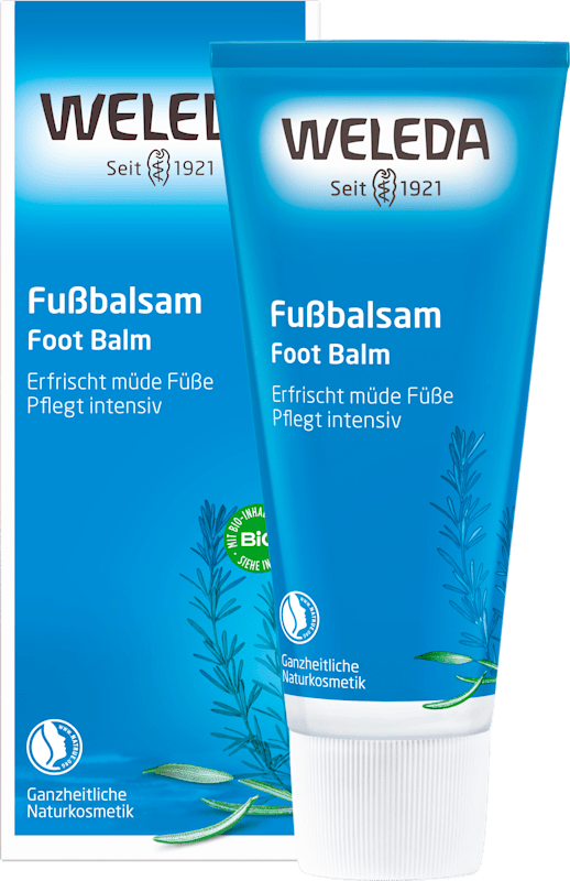 Weleda Crème pieds, Fußbalsam, 75 ml — produit allemand authentique au Maroc