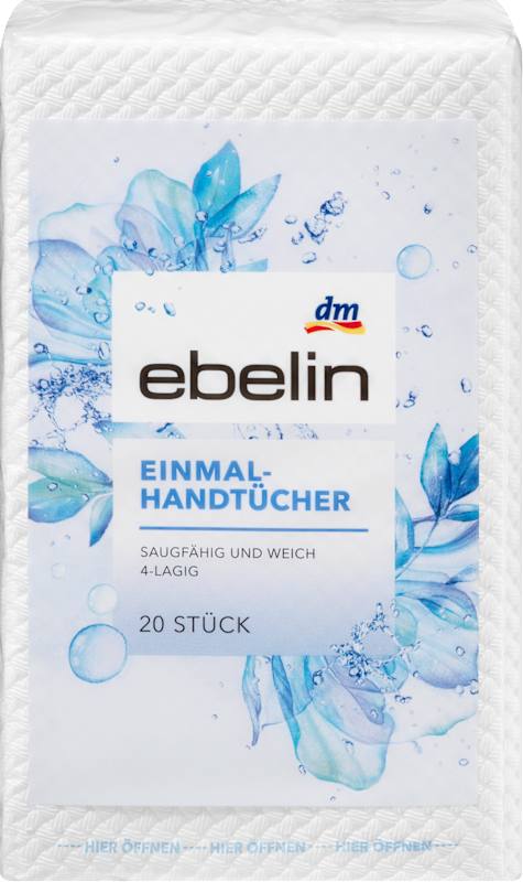 ebelin Serviettes jetables 20 pièces