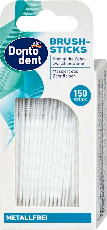 Dontodent Brush Sticks 150 pièces