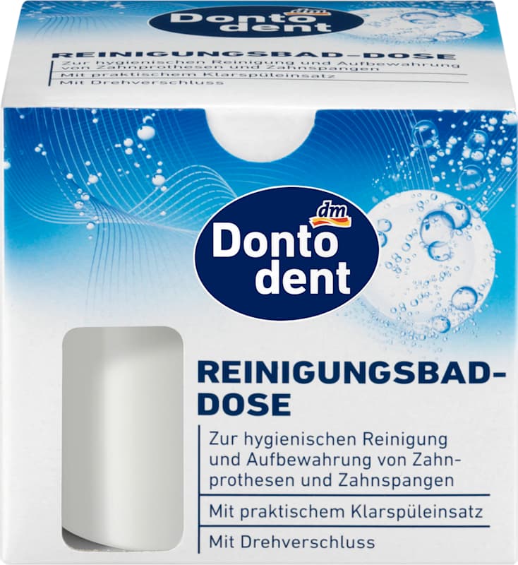 Dontodent Boîte de nettoyage pour prothèses, 1 pièce