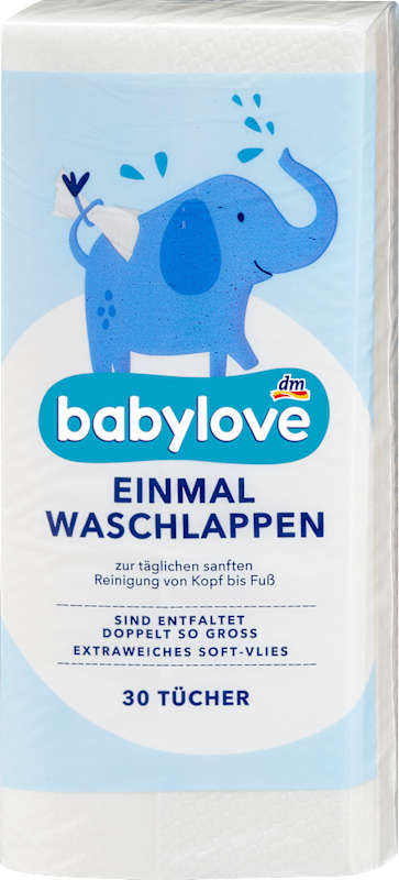 babylove Gants de Toilette Jetables 30 pcs