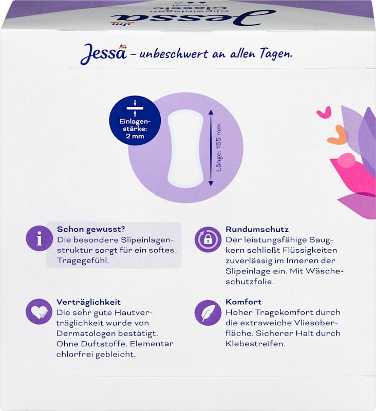 Jessa protège-slips Classic Normal 55 pièces
