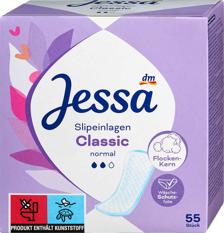 Jessa protège-slips Classic Normal 55 pièces