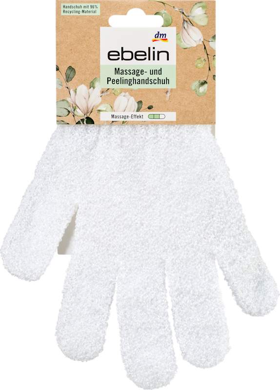 ebelin gant de massage et gommage, 1 pièce
