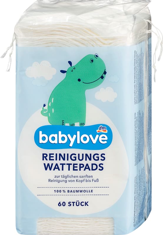 babylove Cotons démaquillants 60 pièces