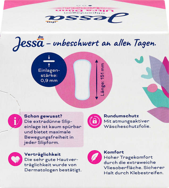 Jessa Protège-slips ultra fins parfum frais 30 pcs