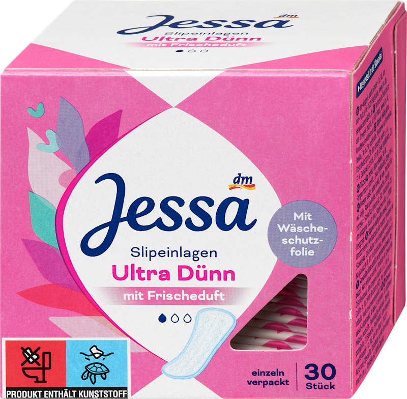 Jessa Protège-slips ultra fins parfum frais 30 pcs