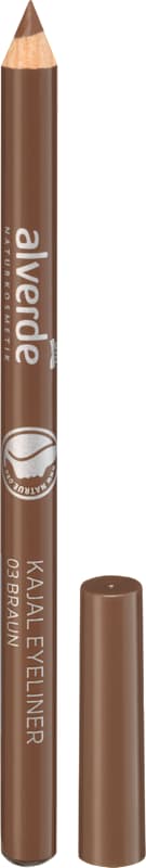 alverde NATURKOSMETIK Crayon eyeliner kajal 03 Brun, 1,1 g