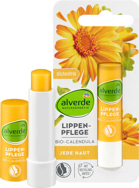 alverde NATURKOSMETIK Soin des lèvres Calendula 4,8 g